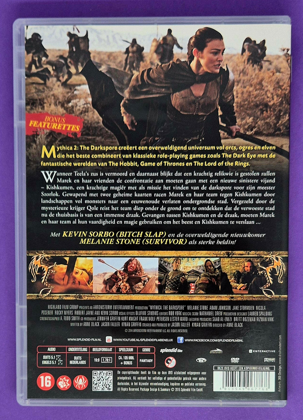 Mythica: The Darkspore DVD