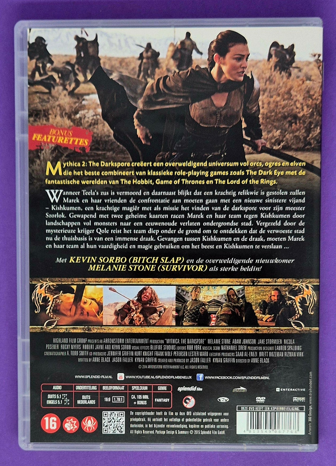 Mythica: The Darkspore DVD