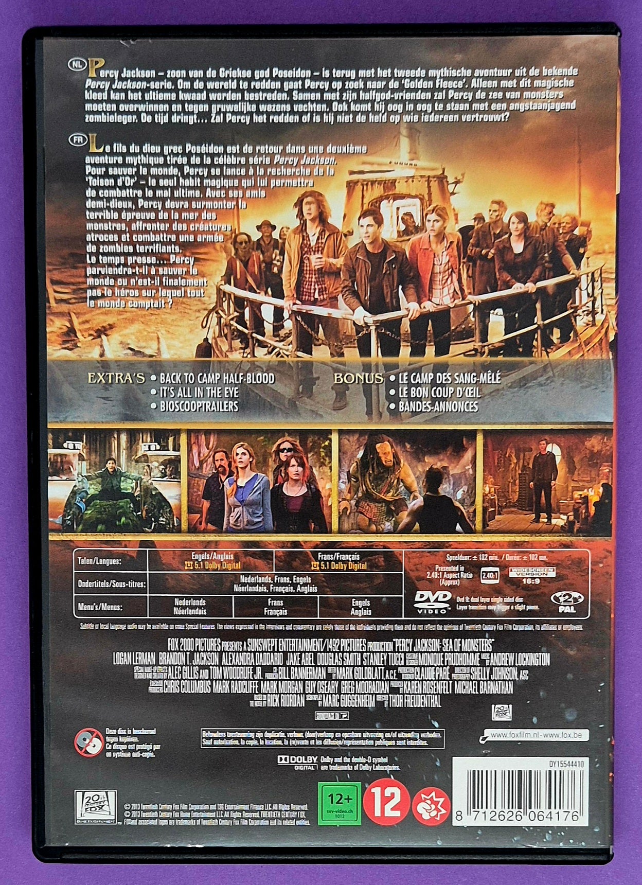 Percy Jackson: Sea Of Monsters DVD