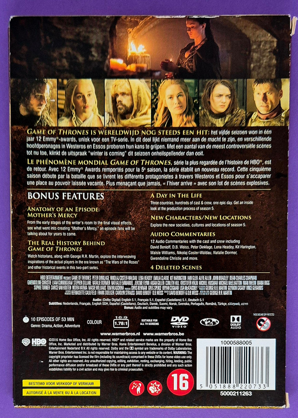 Game Of Thrones - Seizoen 5 DVD
