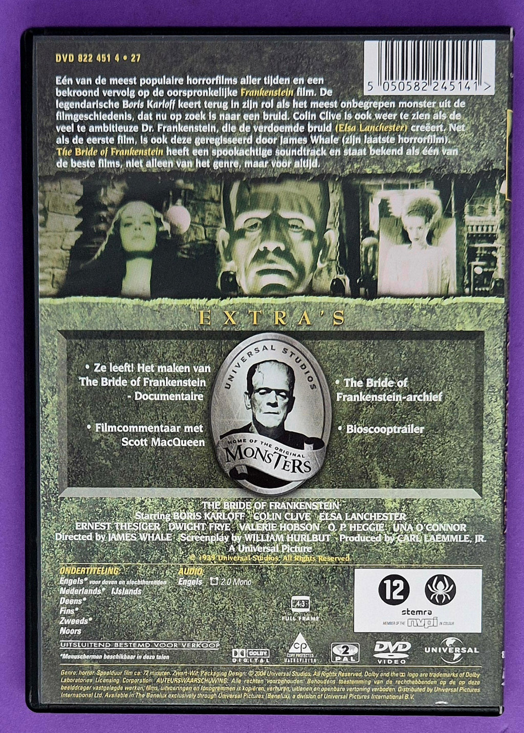 The Bride Of Frankenstein DVD