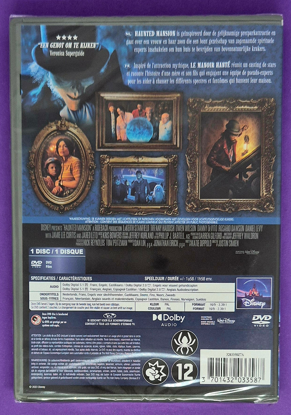 Haunted Mansion DVD