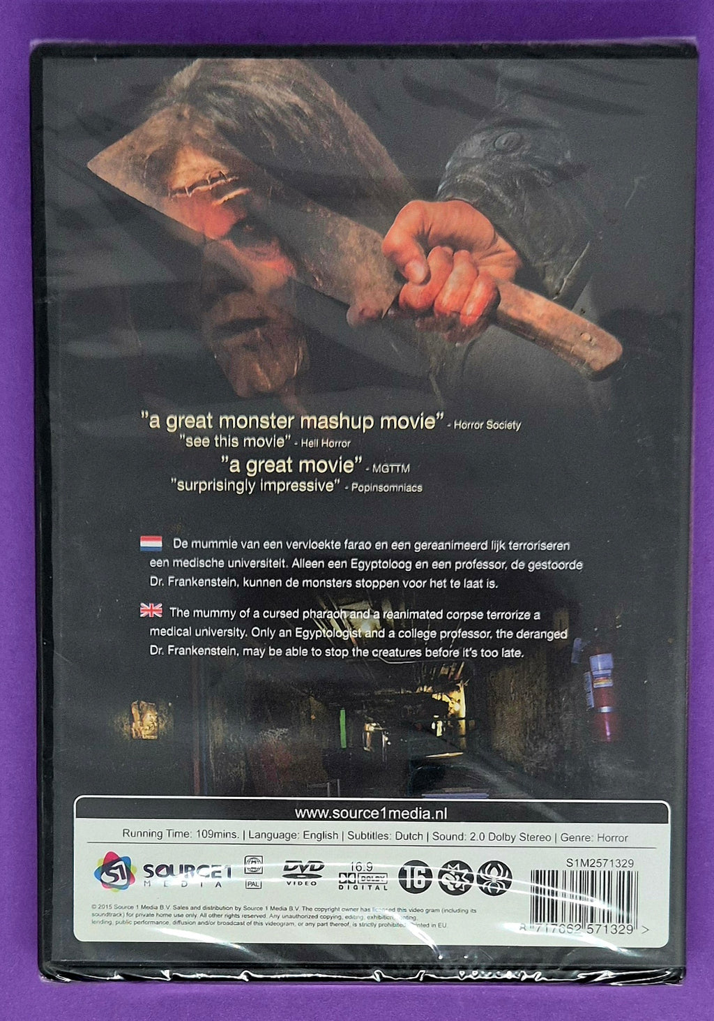 Frankenstein vs The Mummy DVD