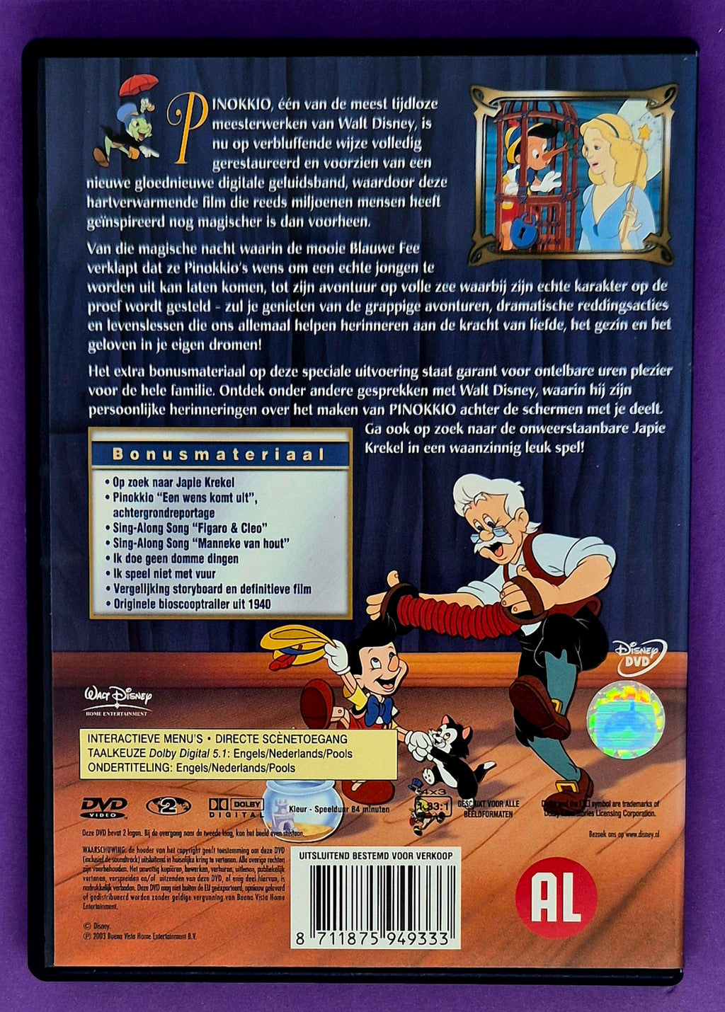 Pinokkio - Speciale Uitvoering DVD