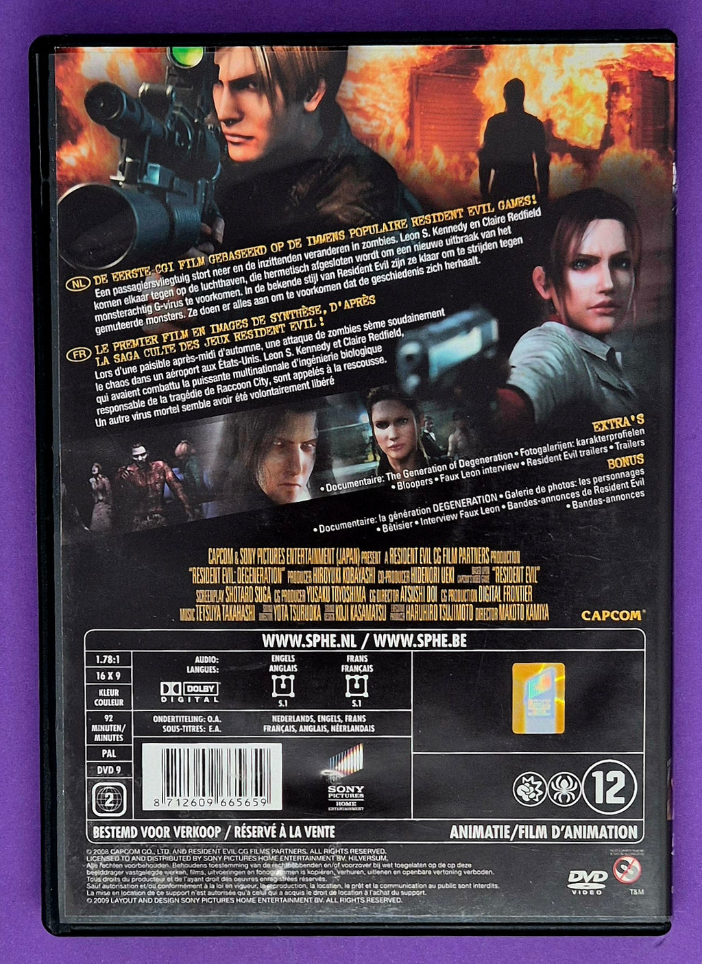 Resident Evil: Degeneration DVD