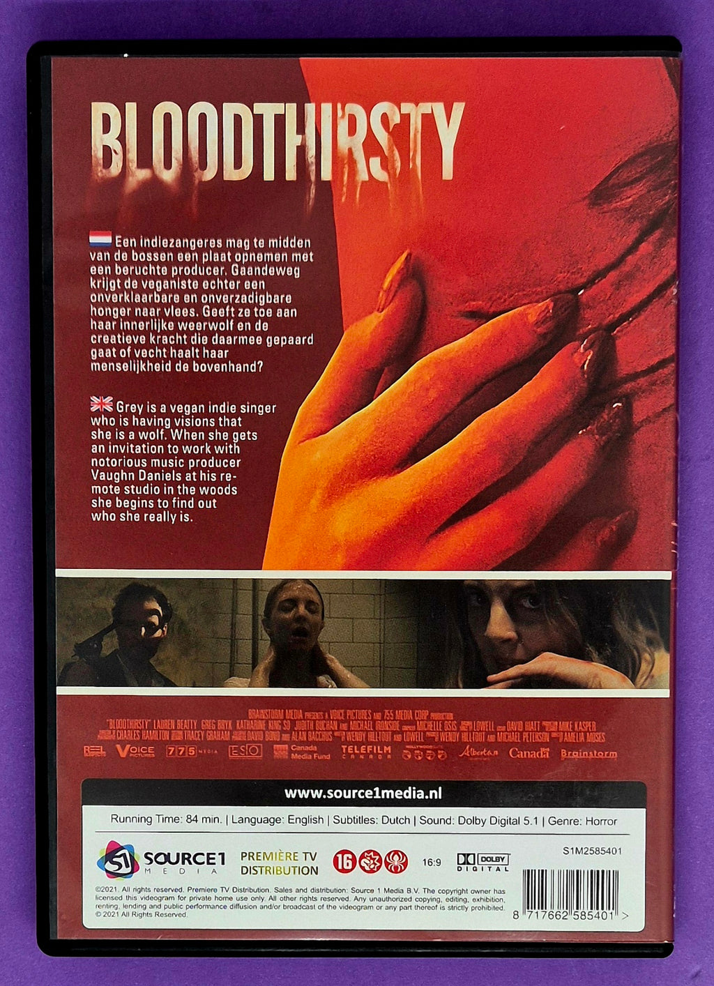 Bloodthirsty DVD