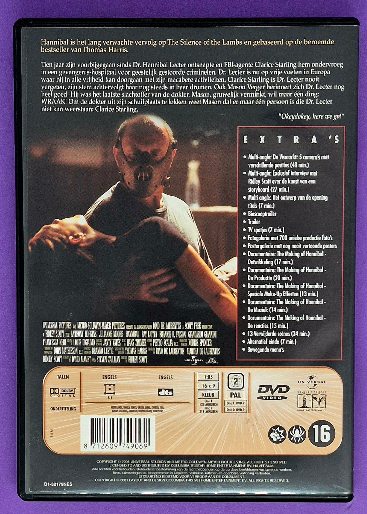 Hannibal - 2 Disc DVD
