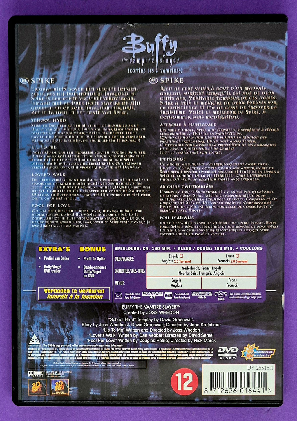 Buffy The Vampire Slayer - Spike DVD