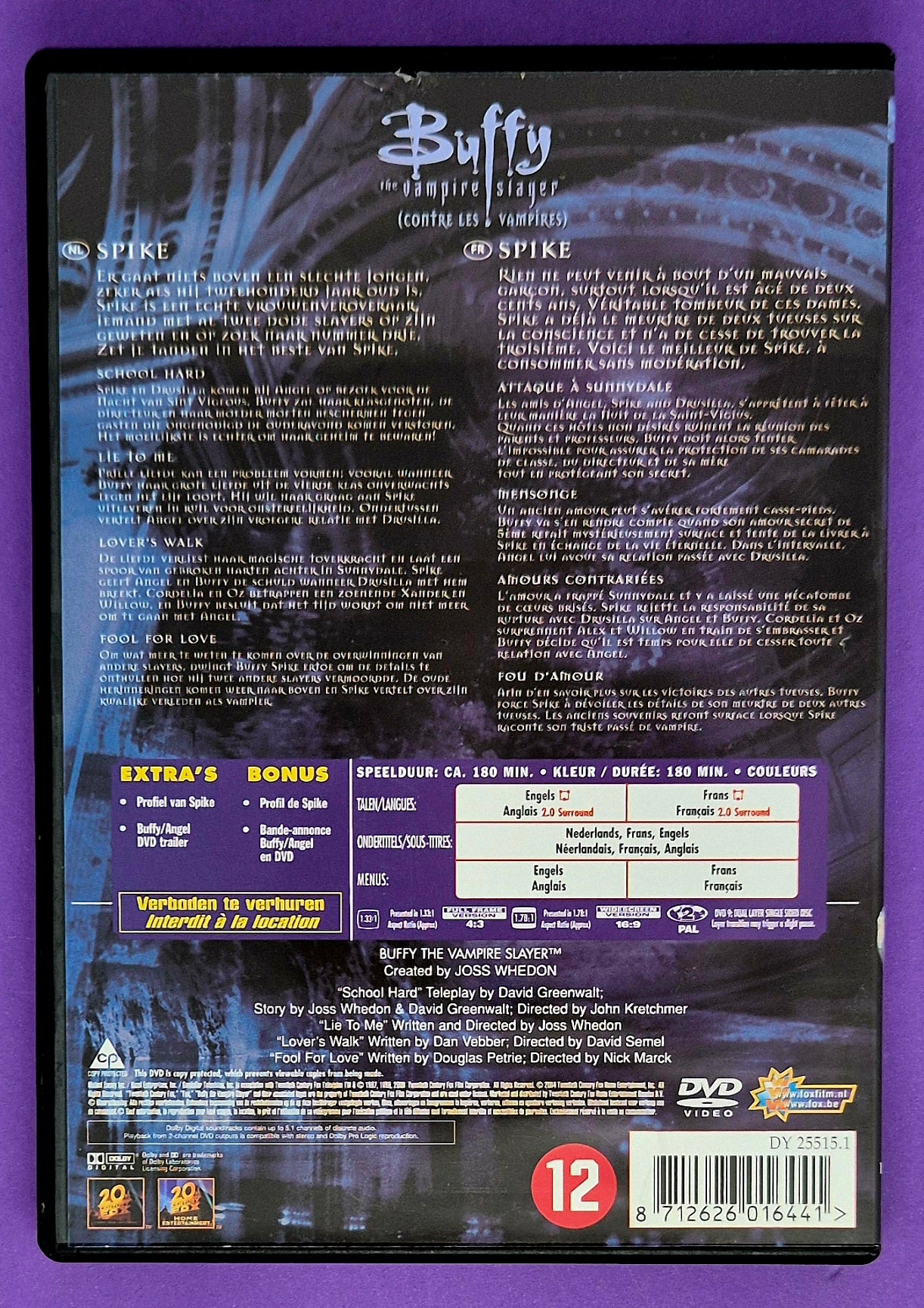 Buffy The Vampire Slayer - Spike DVD