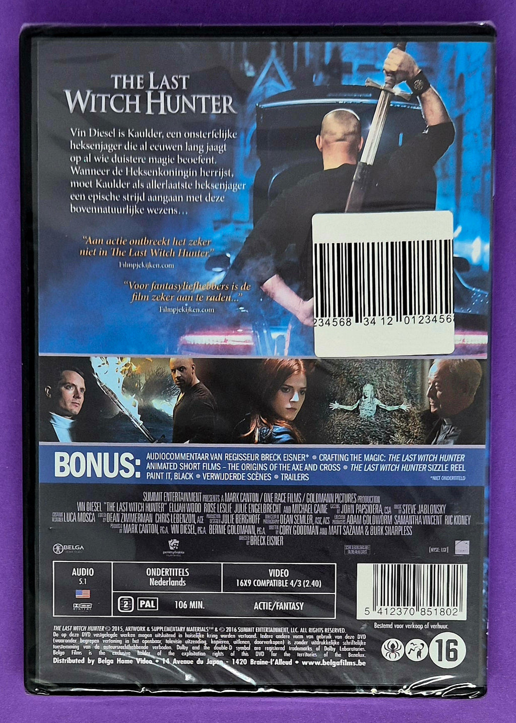 The Last Witch Hunter DVD