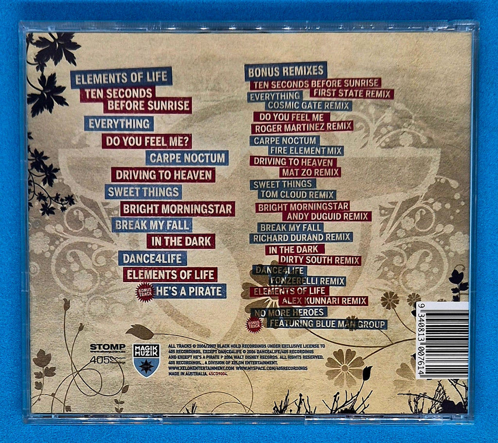 DJ Tiësto - Elements Of Life CD Special Edition