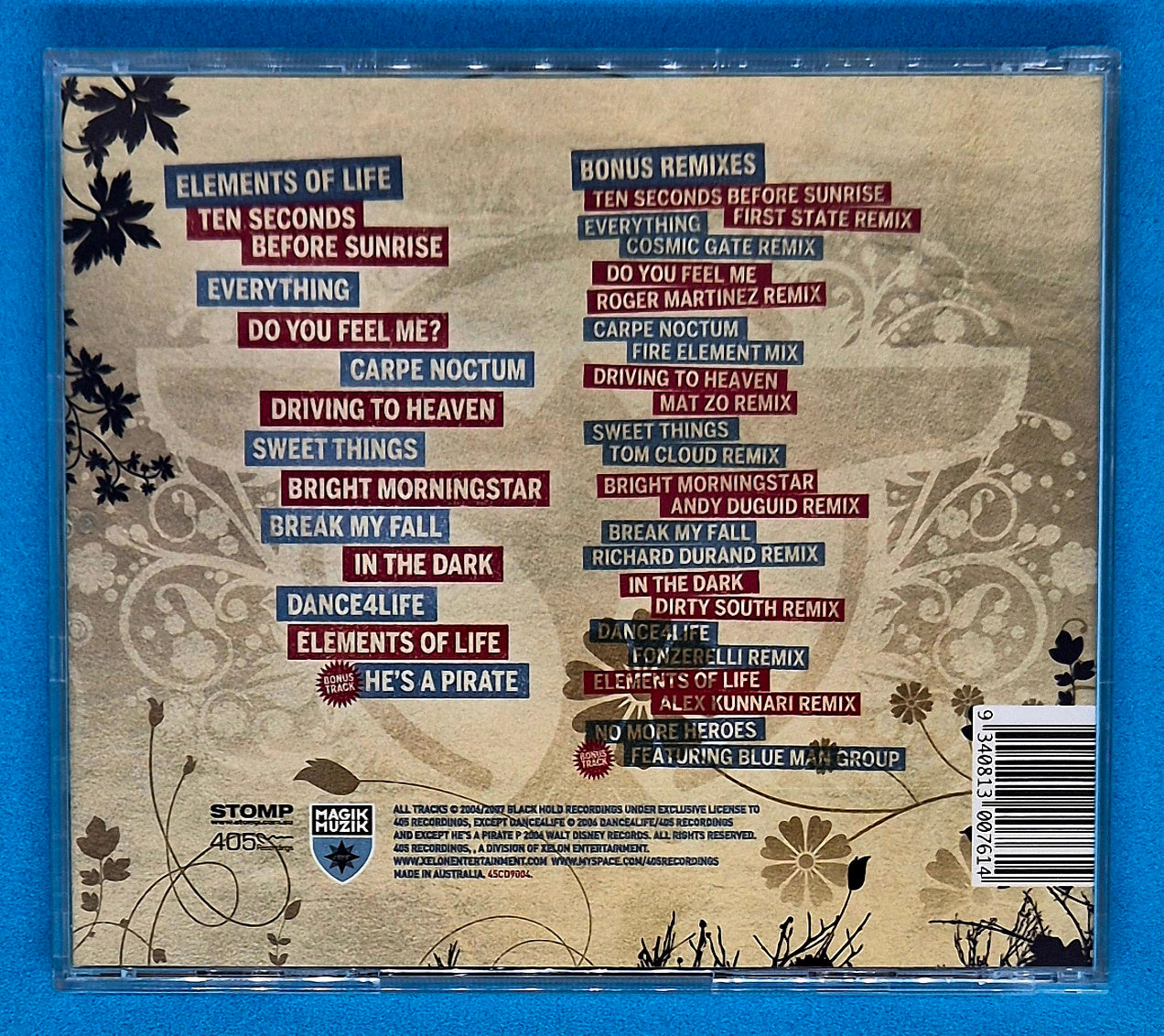 DJ Tiësto - Elements Of Life CD Special Edition