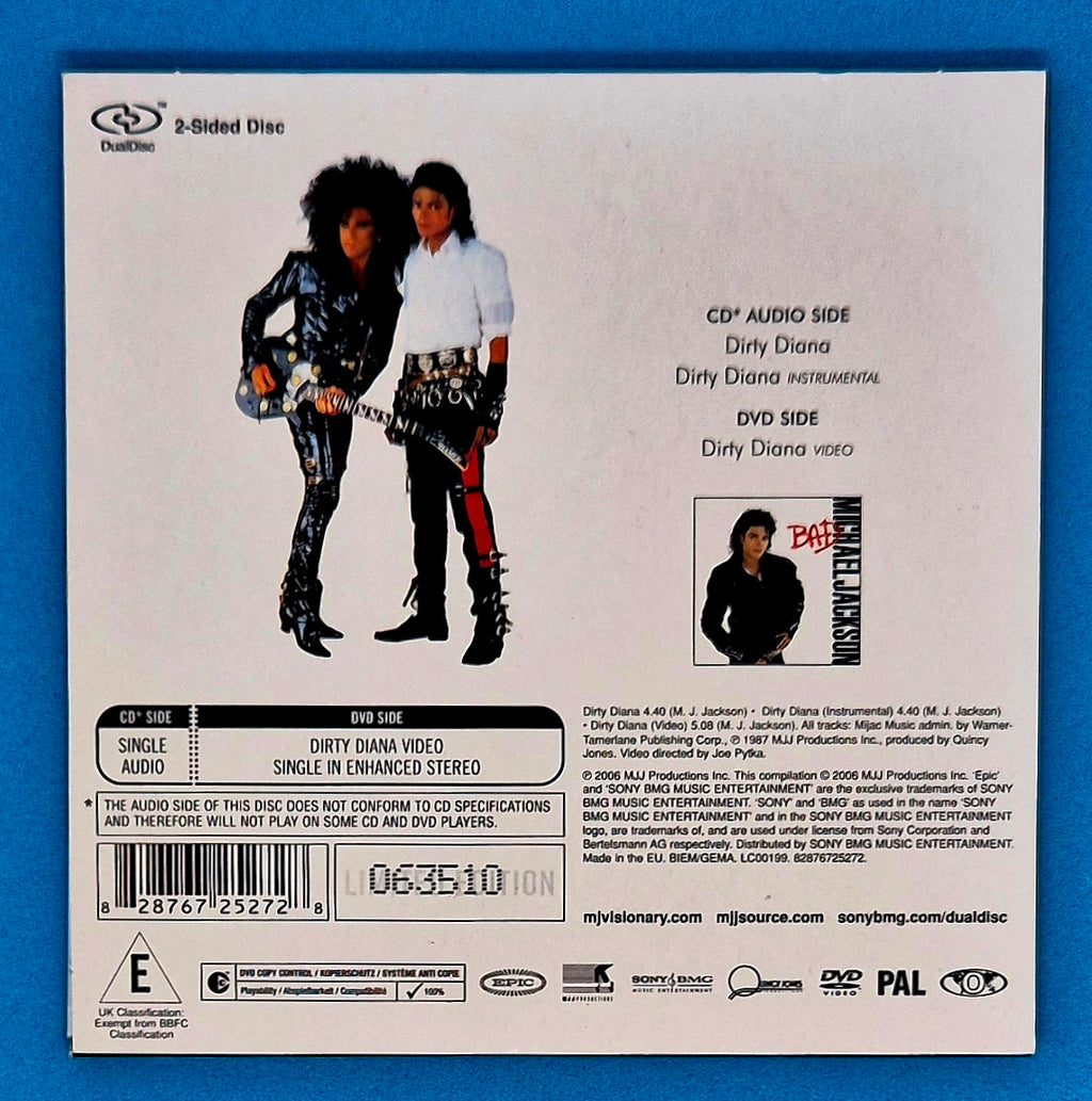 Michael Jackson - Dirty Diana CD DualDisc Limited Edition