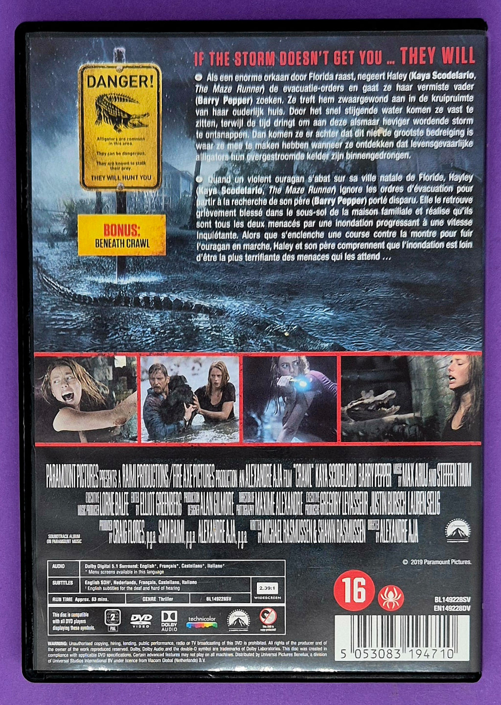 Crawl DVD