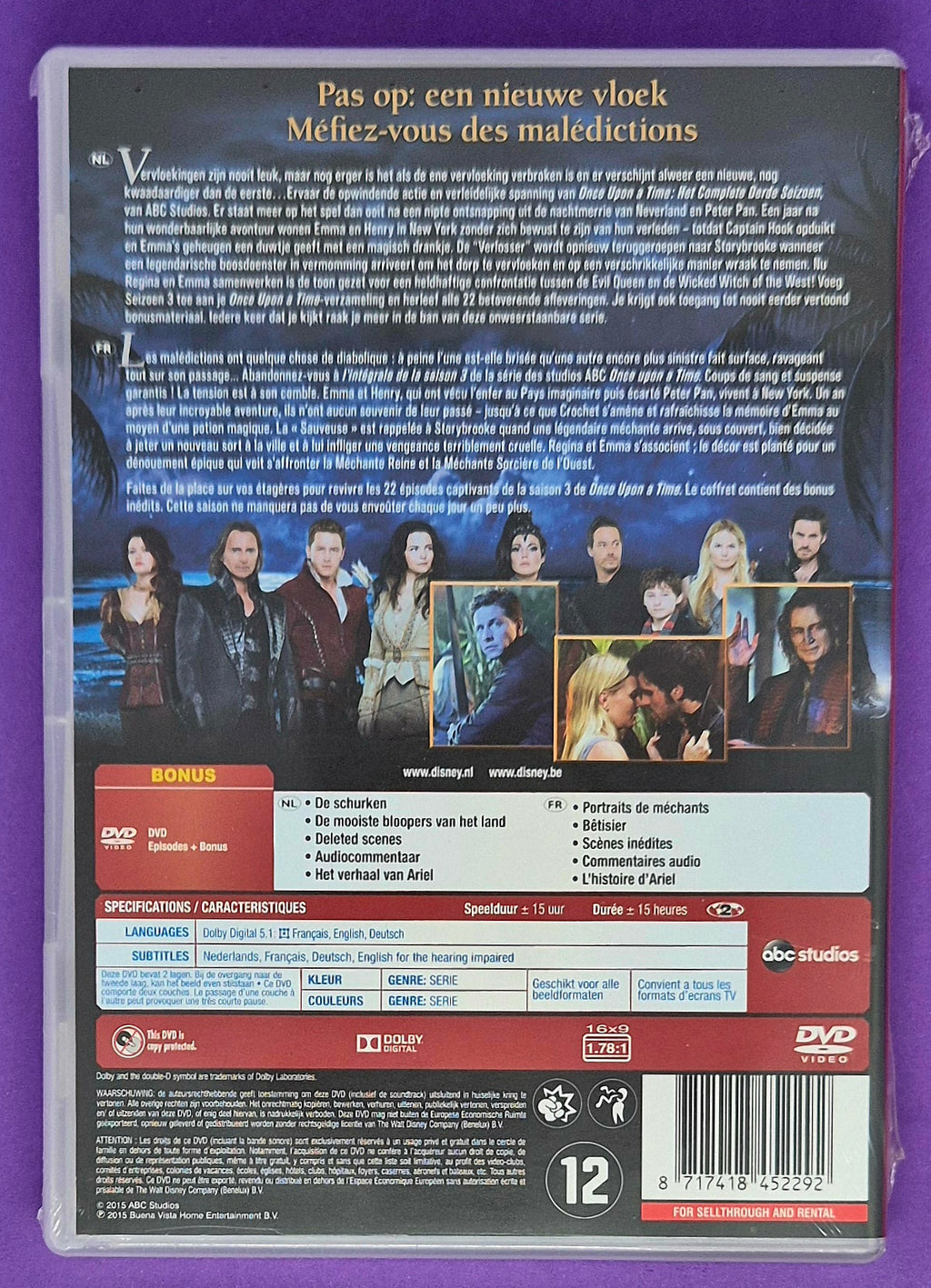 Once Upon A Time - Het Complete Derde Seizoen DVD