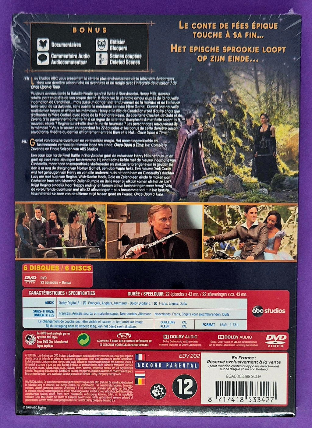 Once Upon A Time - Het Complete Zevende En Finale Seizoen DVD