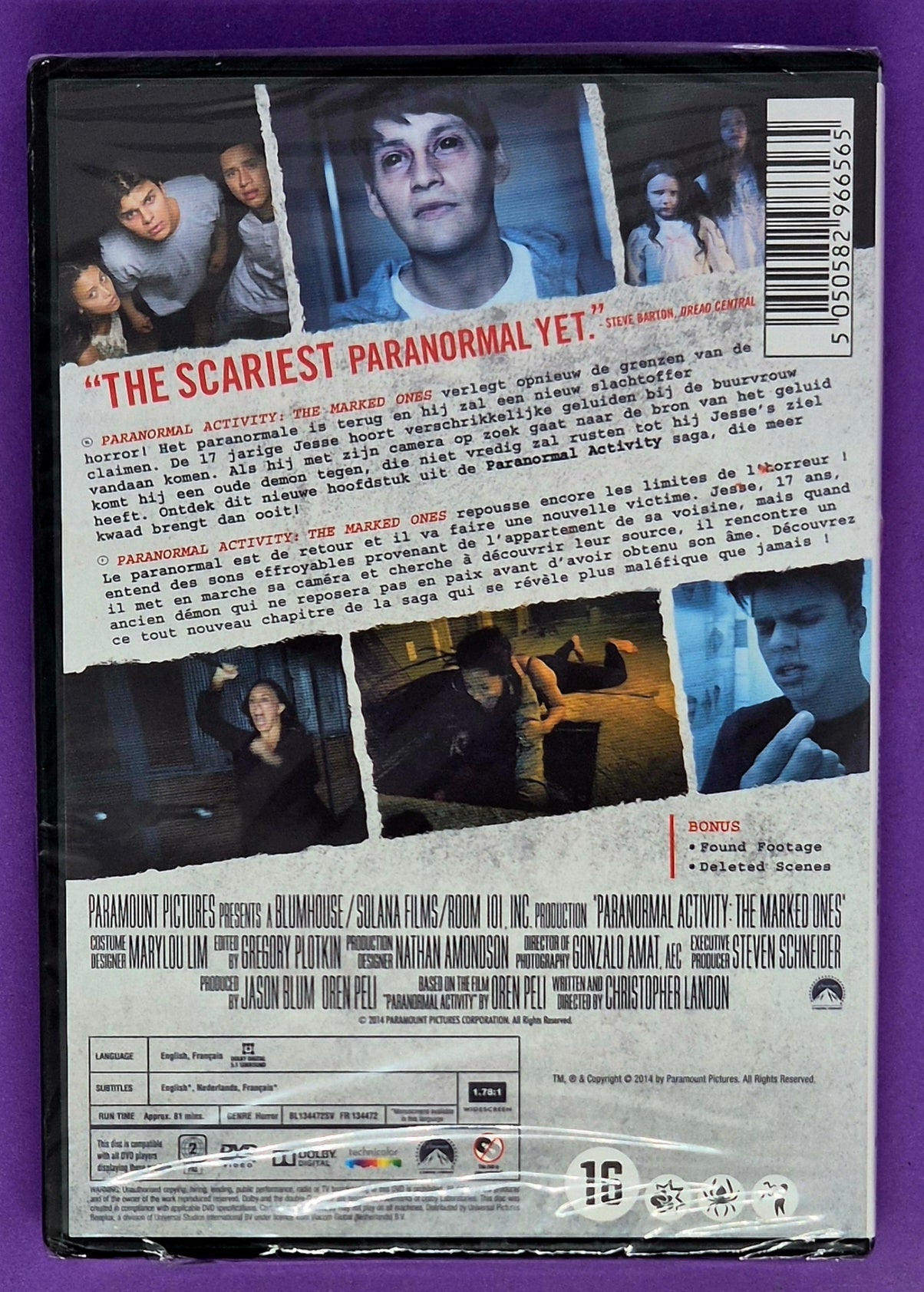 Paranormal Activity: The Marked Ones DVD