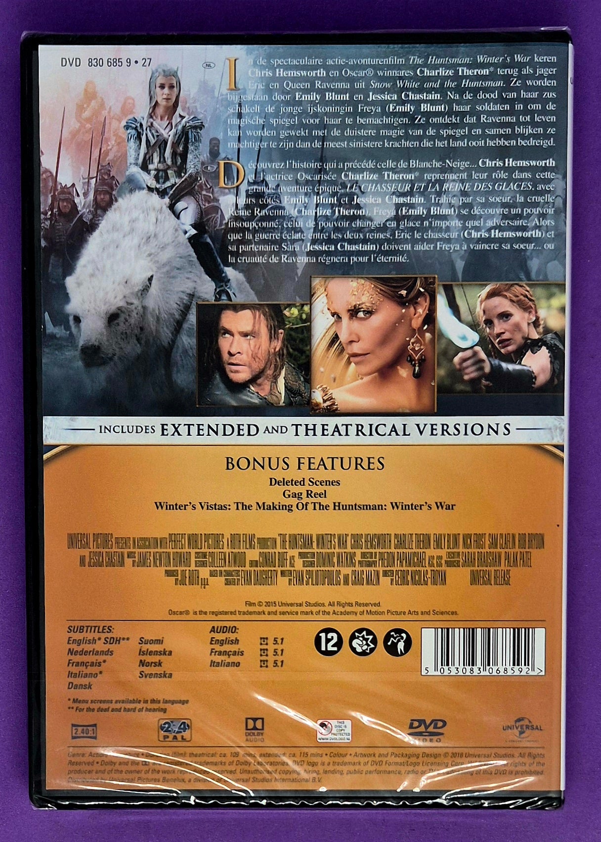 The Huntsman: Winter's War - Extended Edition DVD