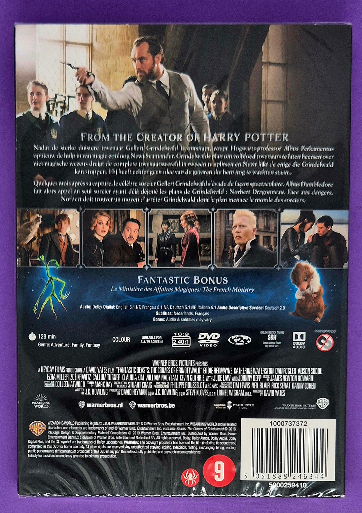 Fantastic Beasts: The Crimes Of Grindelwald DVD
