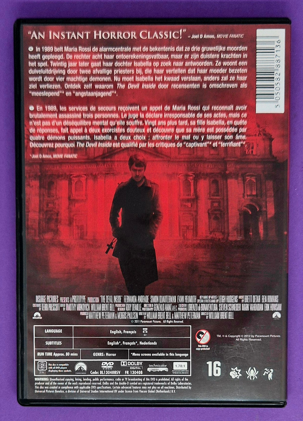 The Devil Inside DVD