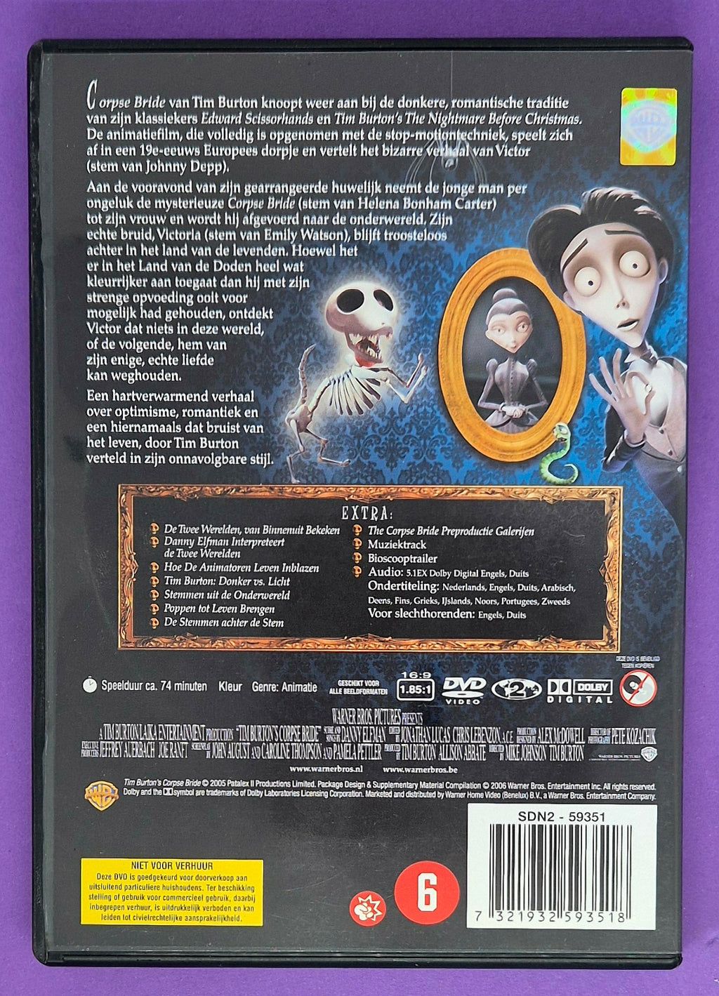 Tim Burton's Corpse Bride DVD