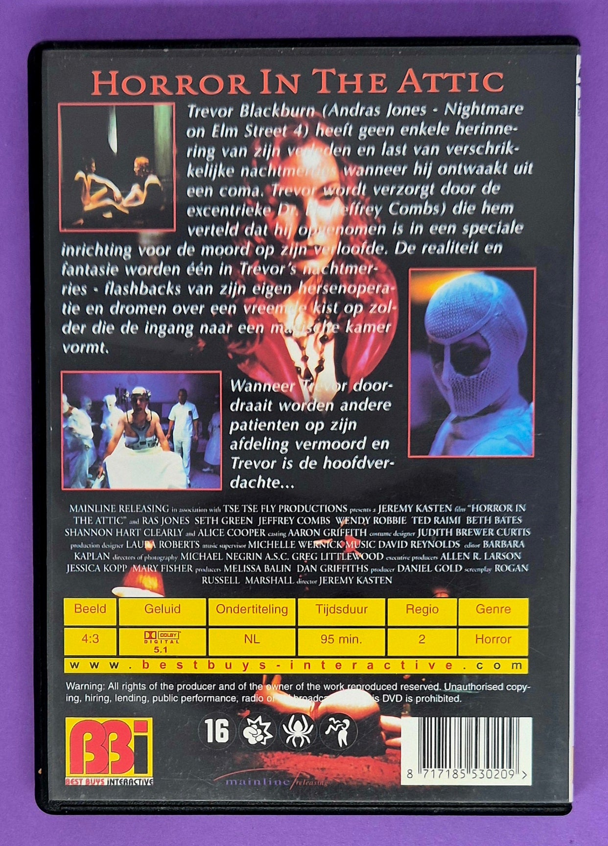 Horror In The Attic DVD