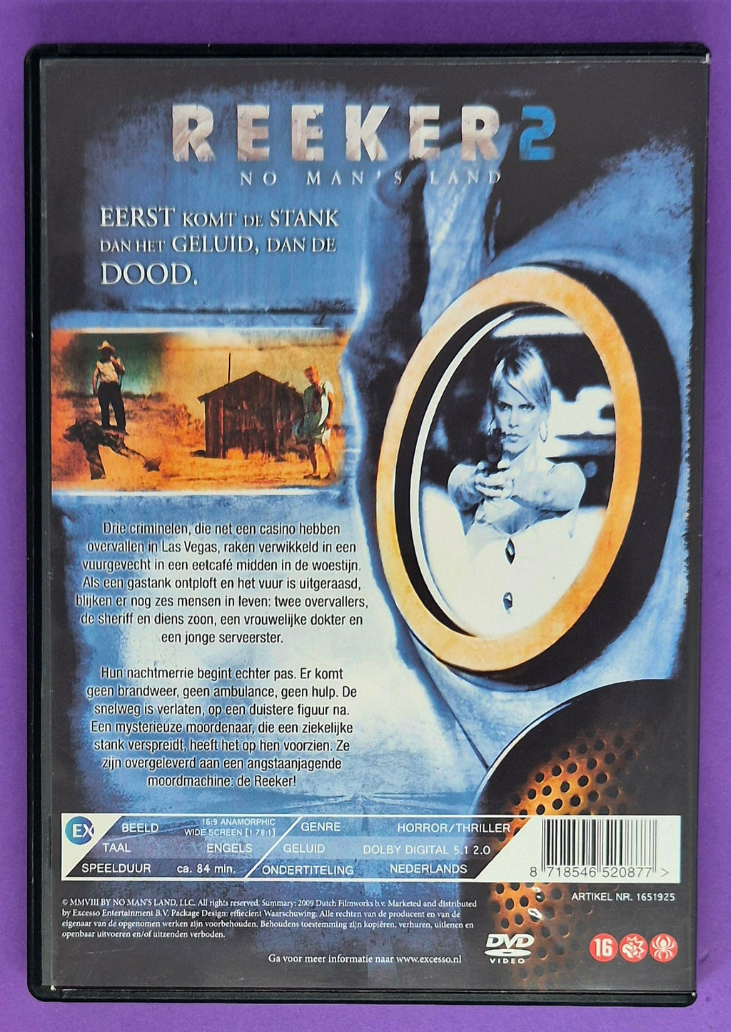 Reeker 2: No Man's Land DVD