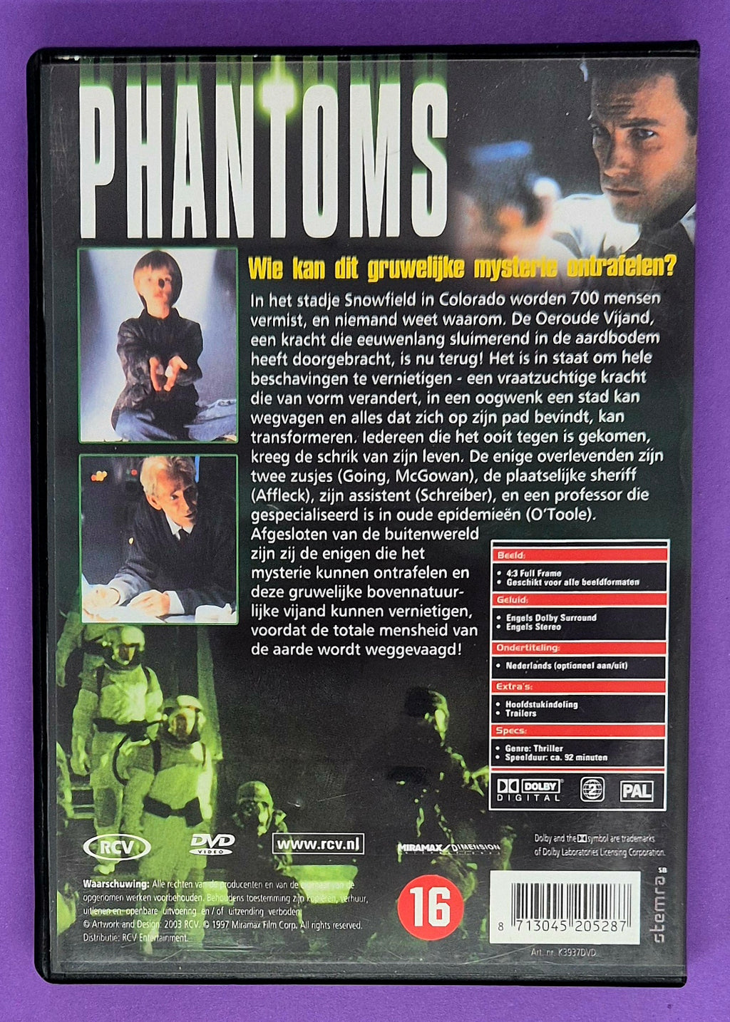 Phantoms DVD