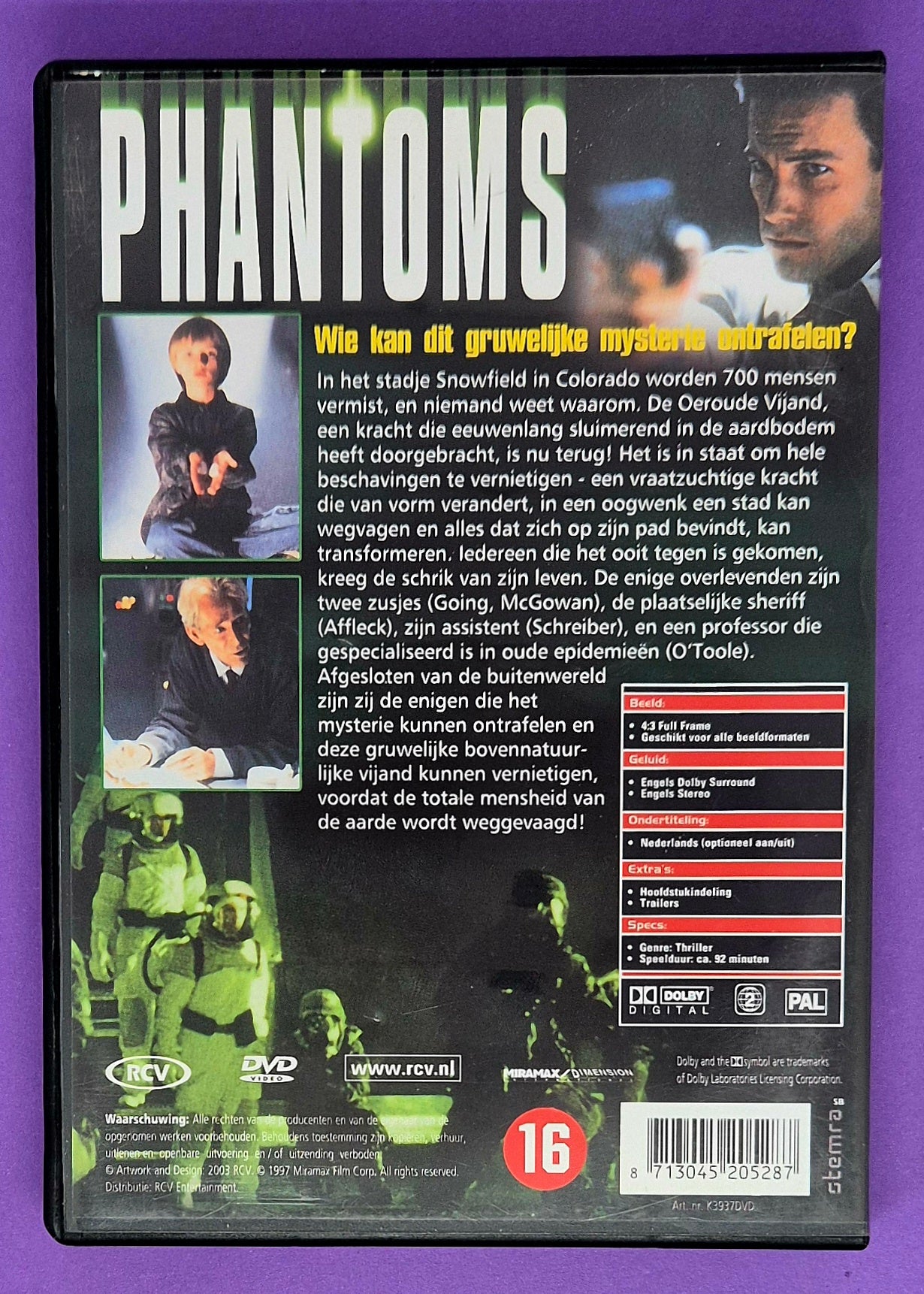 Phantoms DVD