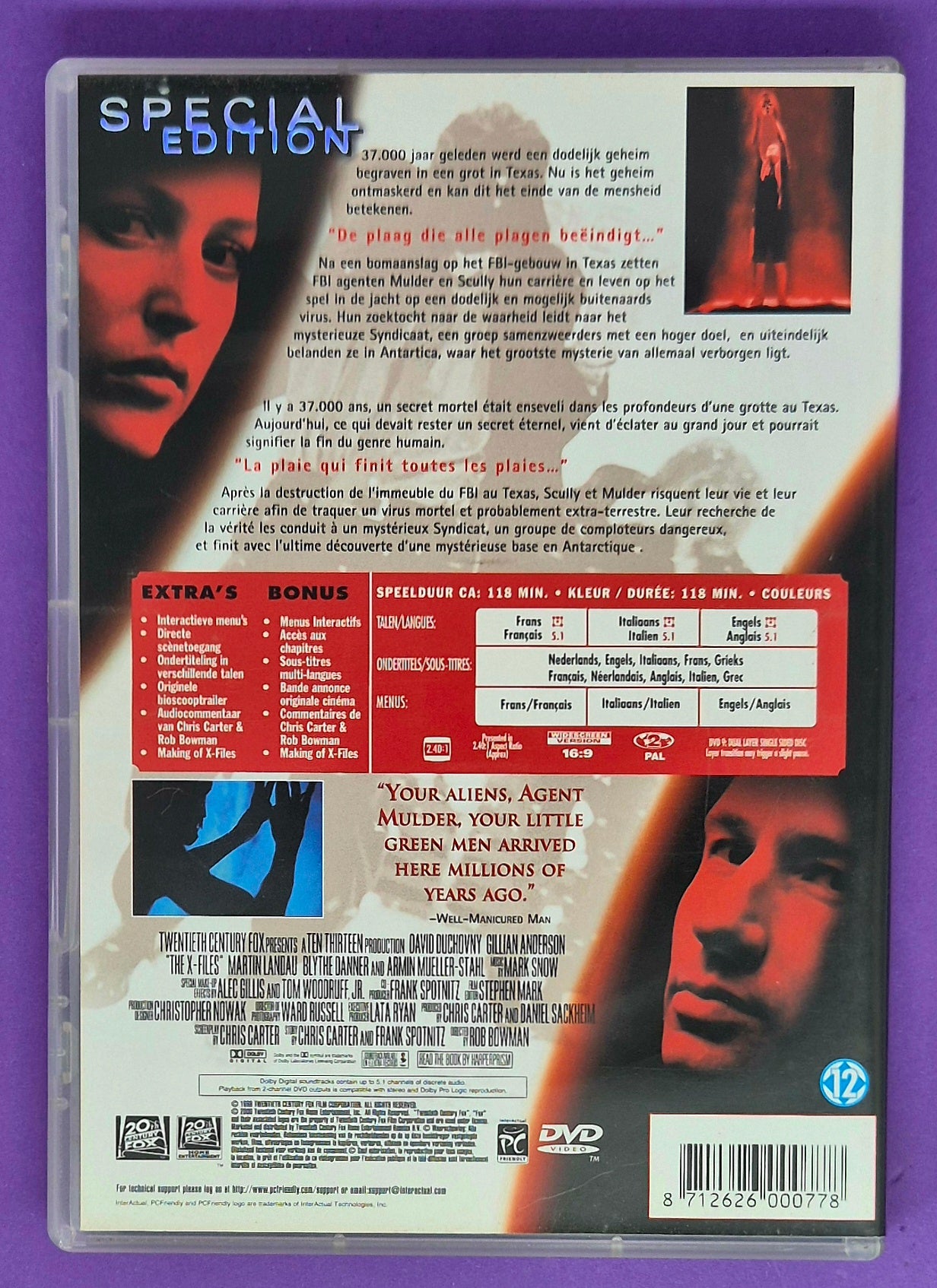 The X-Files Movie - Special Edition DVD