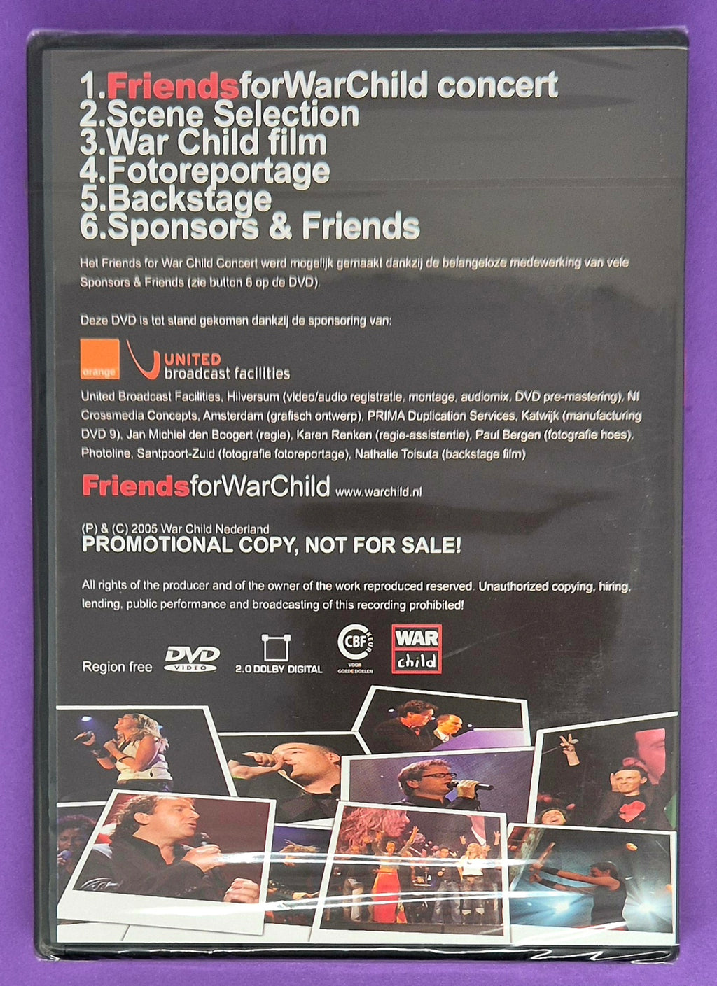 Friends For War Child DVD Promo