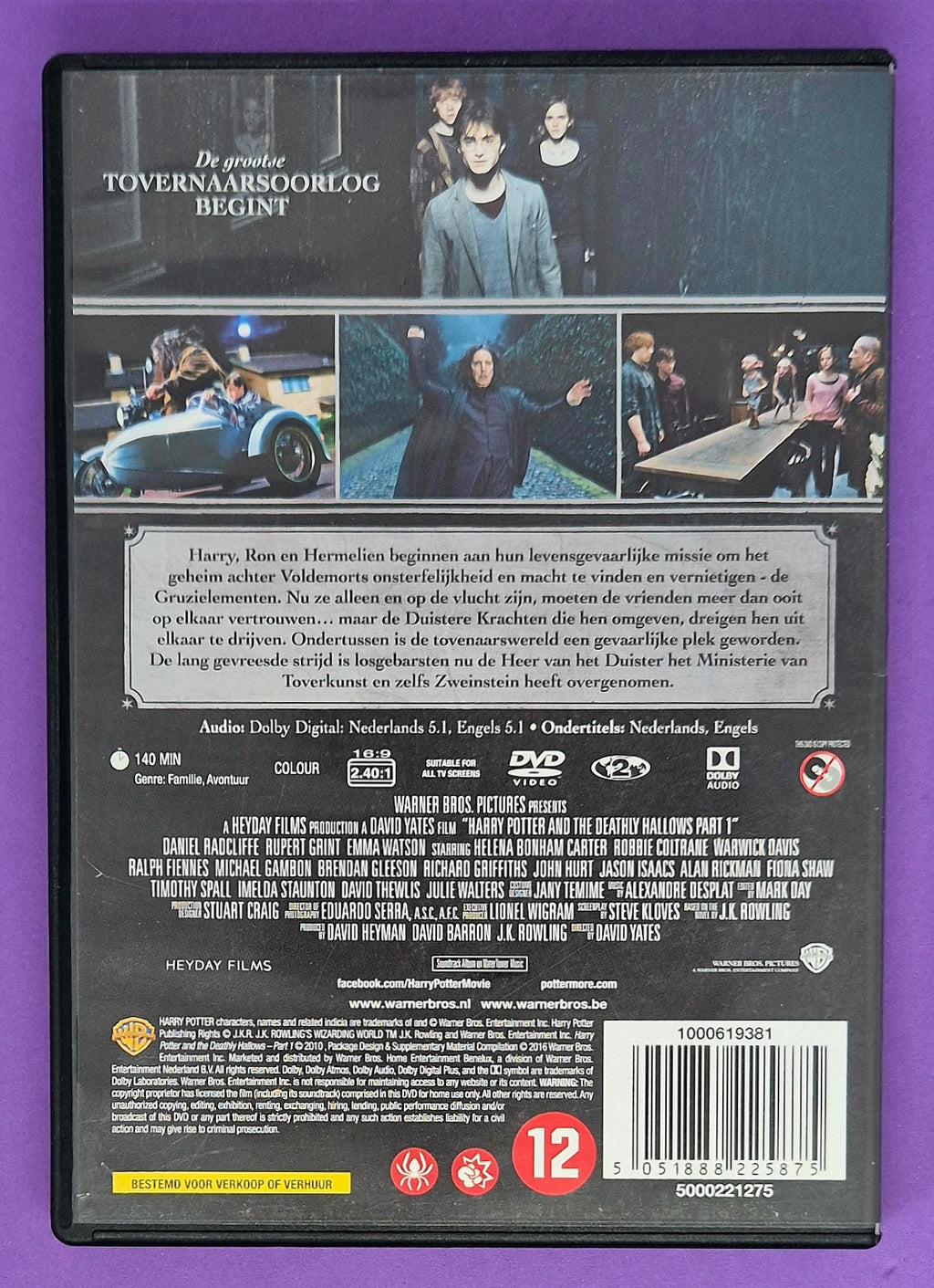 Harry Potter En De Relieken Van De Dood - Deel 1 DVD