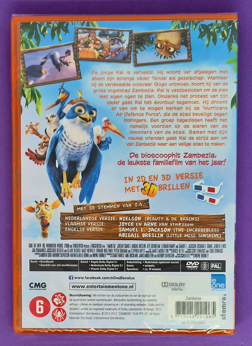 Zambezia - De Verborgen Vogelstad 2D & 3D Versie DVD