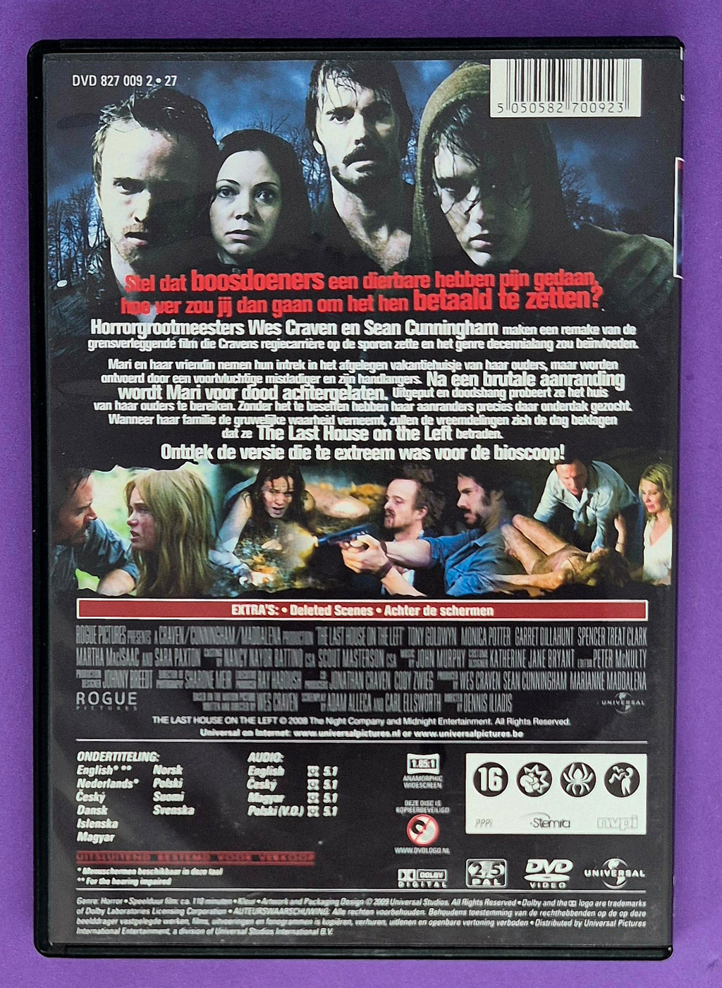 The Last House On The Left - Extended Version DVD