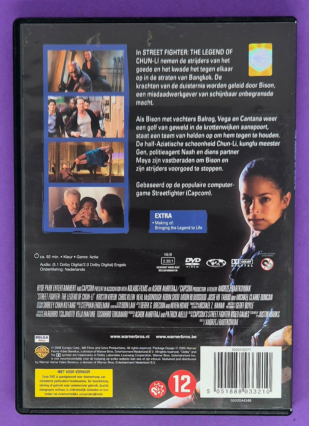 Street Fighter: The Legend Of Chun-Li DVD