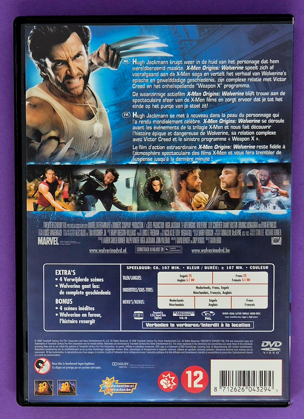 X-Men Origins: Wolverine DVD