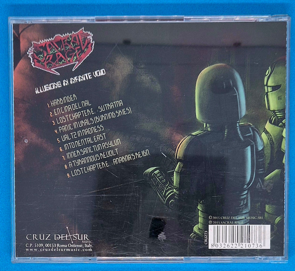 Sacral Rage - Illusions In Infinite Void CD