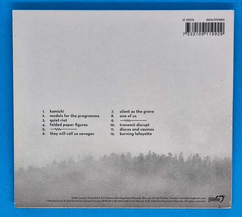 Hell Is For Heroes - Transmit Disrupt CD