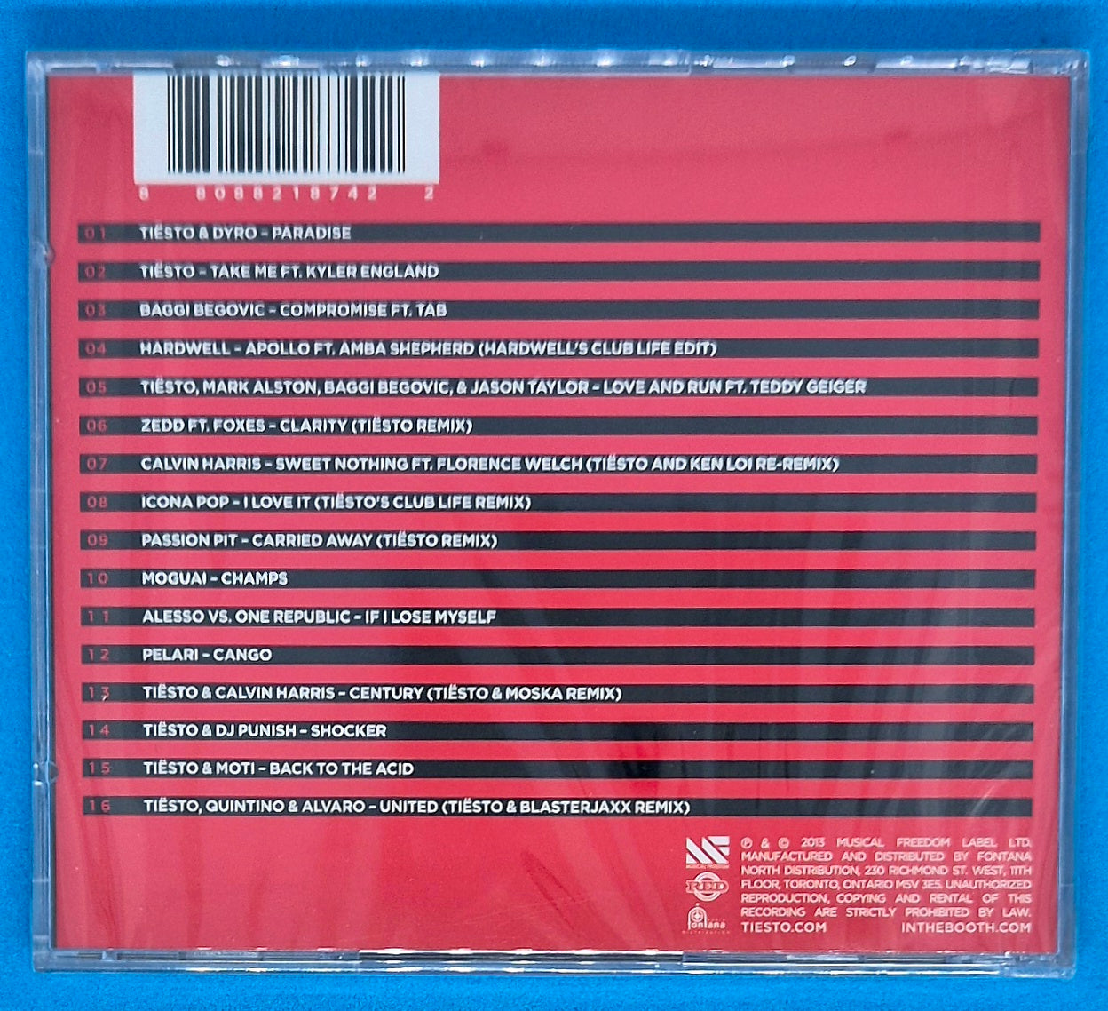 DJ Tiësto - Club Life Vol3 Stockholm CD