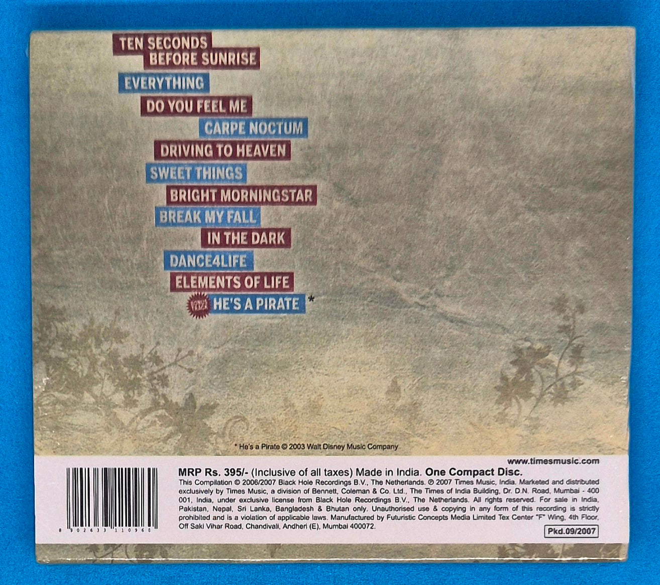 DJ Tiësto - Elements Of Life CD