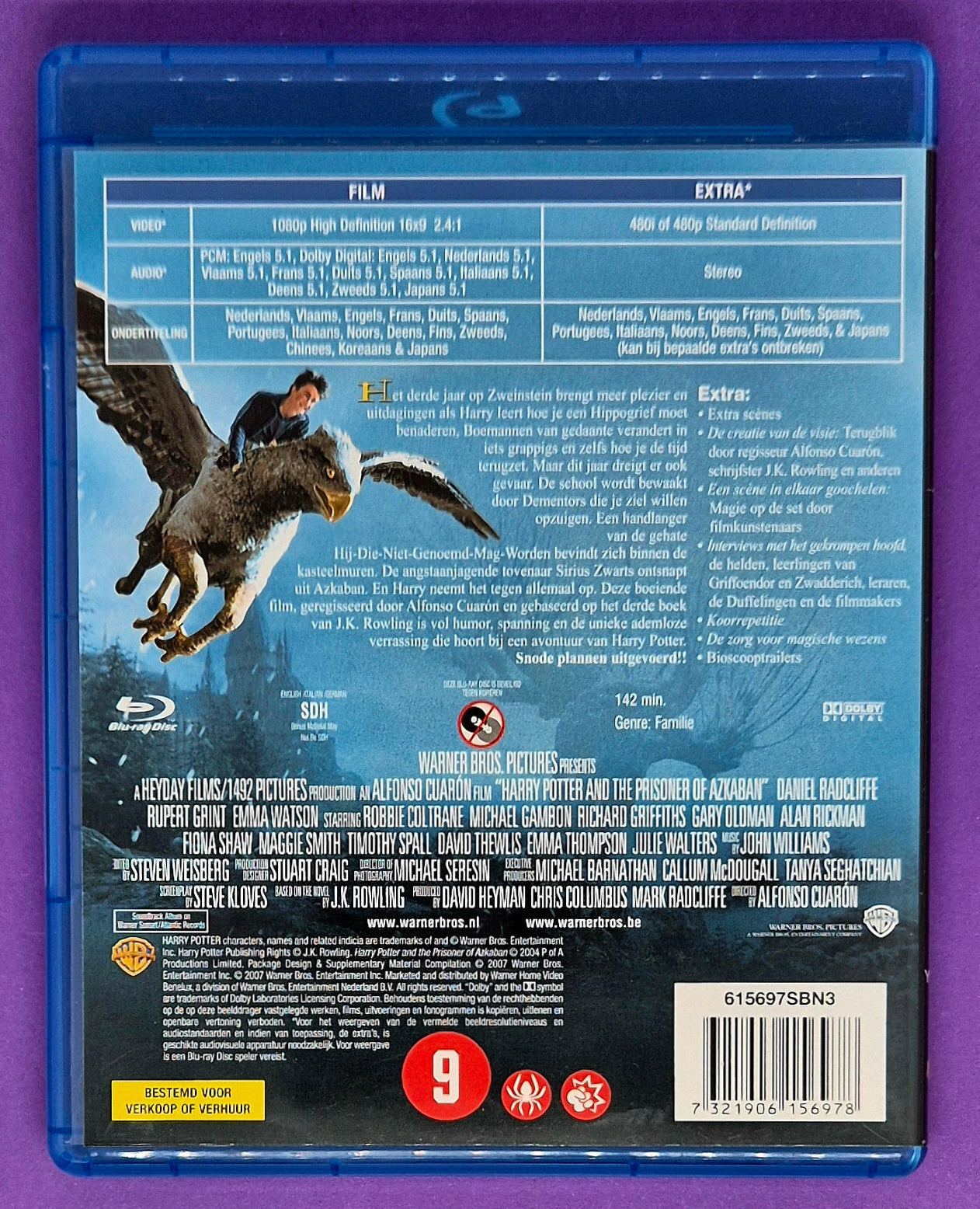 Harry Potter En De Gevangene Van Azkaban Blu-ray