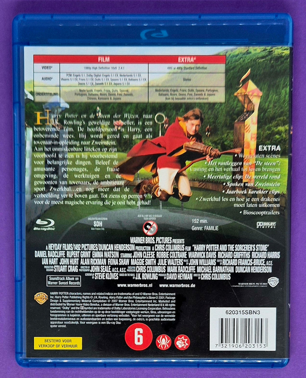 Harry Potter En De Steen Der Wijzen Blu-ray