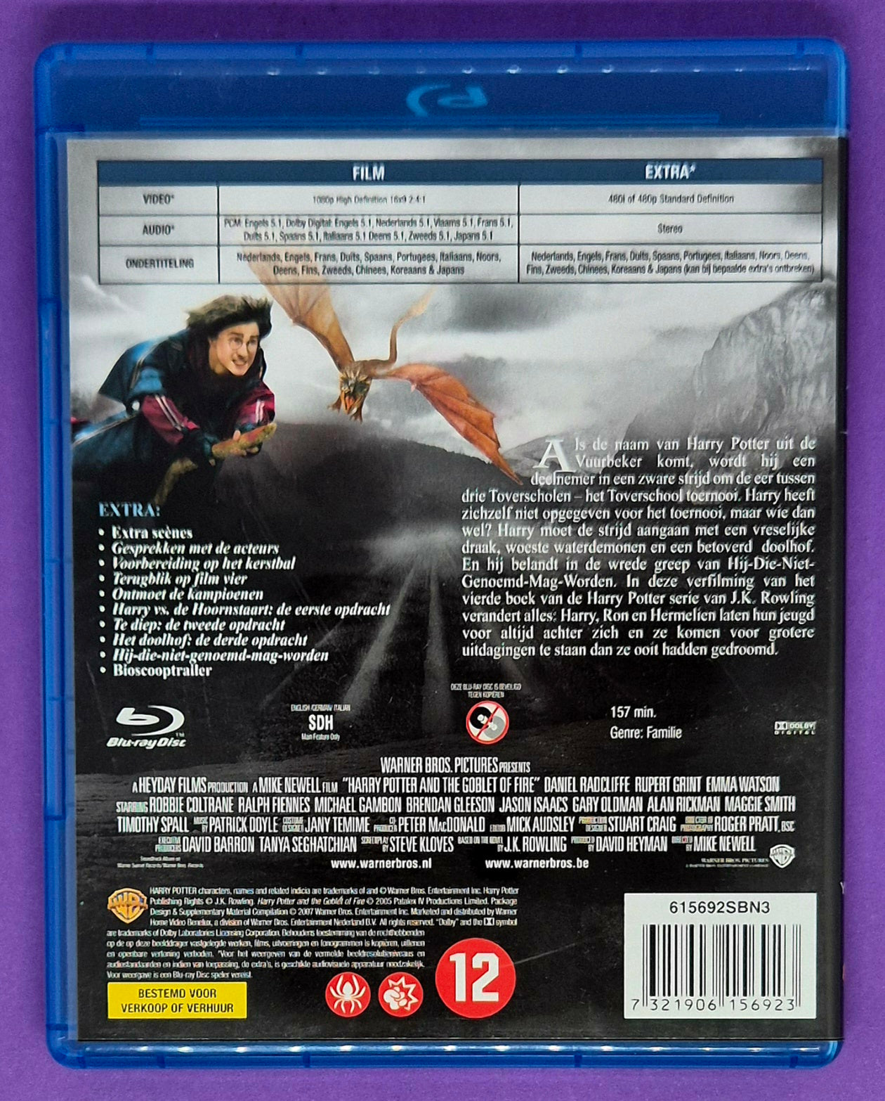 Harry Potter En De Vuurbeker Blu-ray
