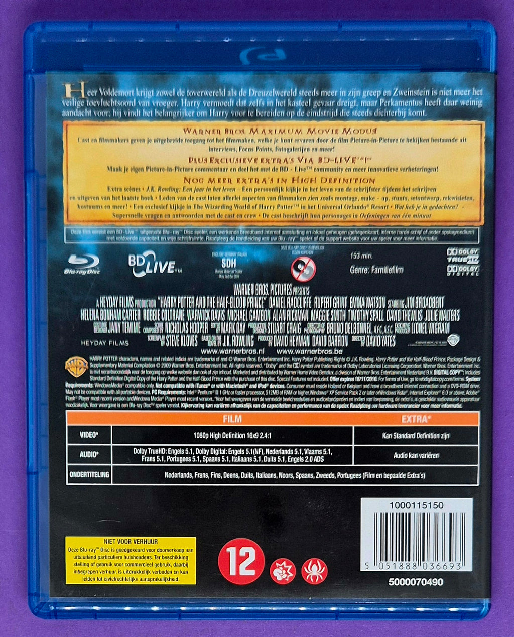 Harry Potter And The Half-Blood Prince - 2-Disc Special Edition Blu-ray