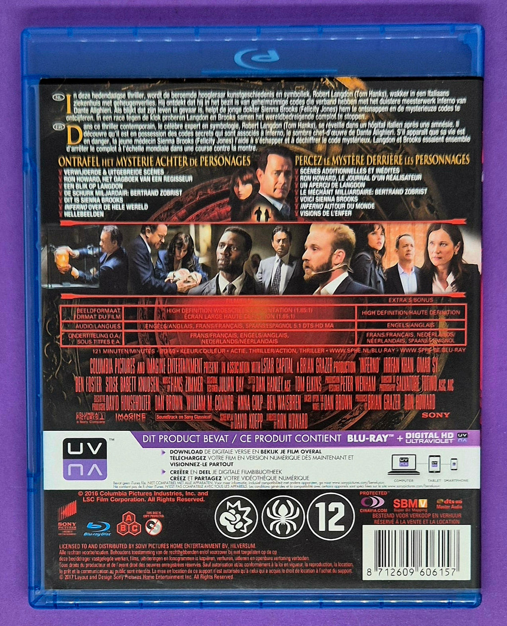 Inferno Blu-ray