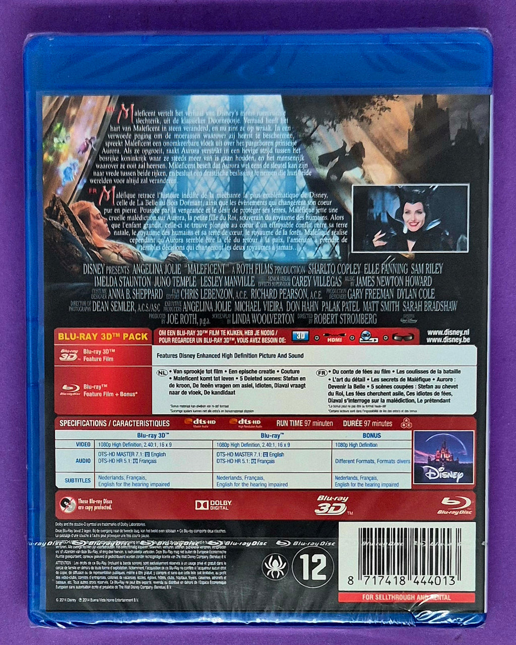 Maleficent 3D + 2D Blu-ray