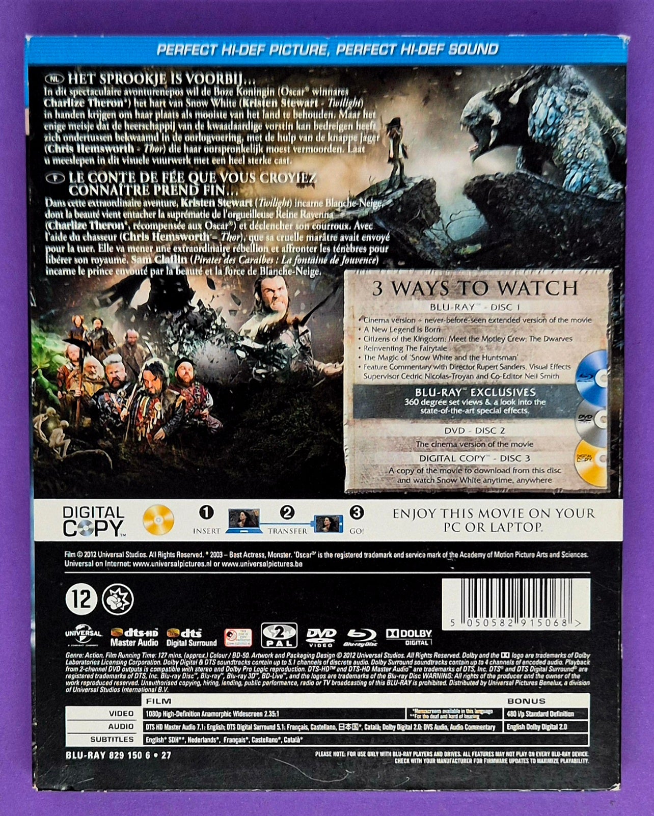Snow White & The Huntsman - Extended Collector’s Edition Blu-ray + DVD