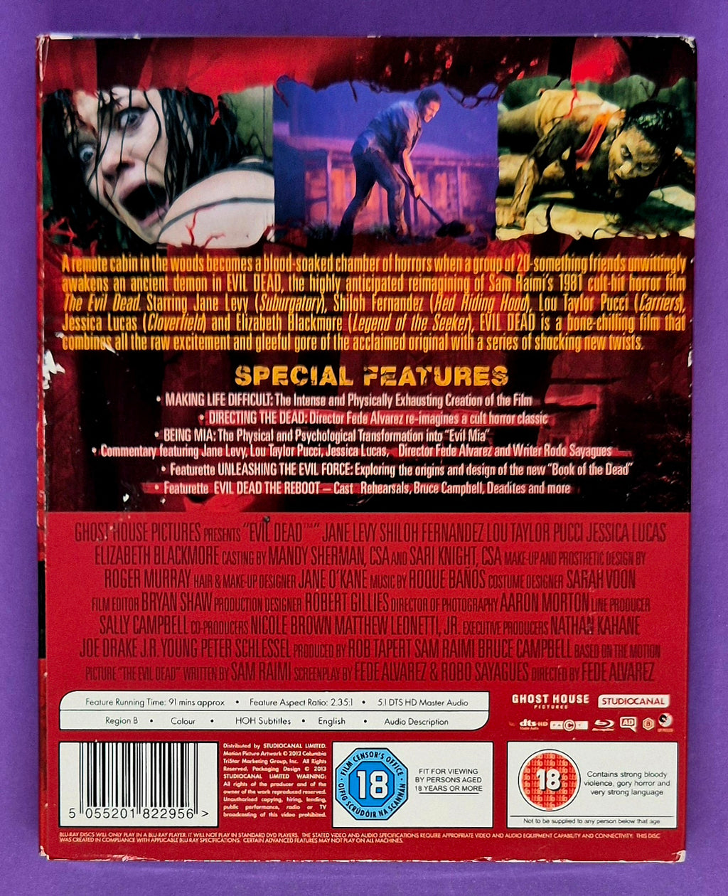 Evil Dead Blu-ray