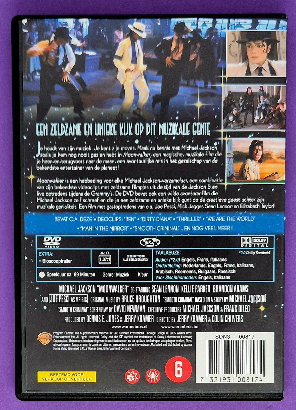 Michael Jackson - Moonwalker DVD