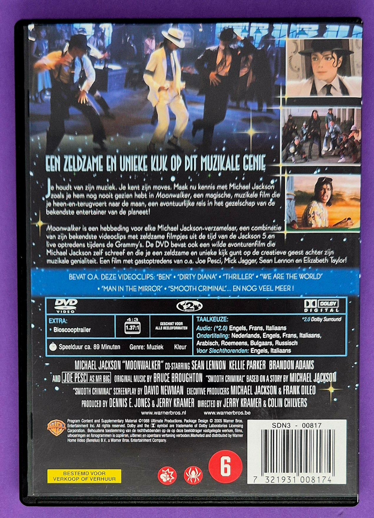 Michael Jackson - Moonwalker DVD